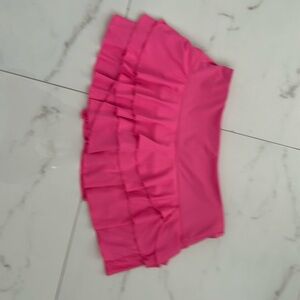 Lucky in love pink tennis skirt. Great condition-worn once.
